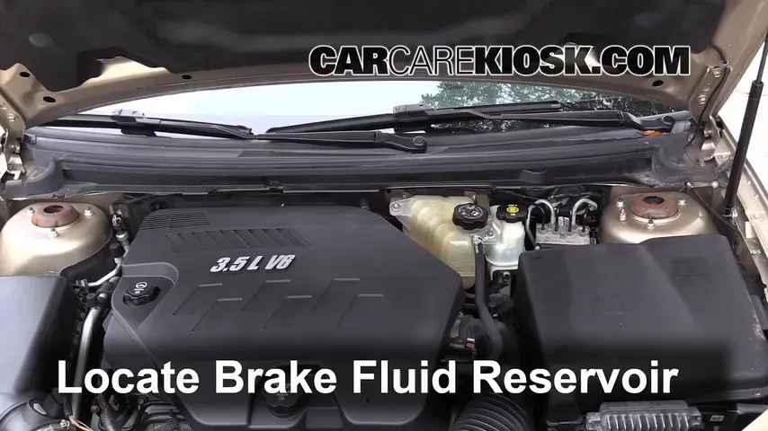 2008 Saturn Aura XE 3.5L V6 Brake Fluid